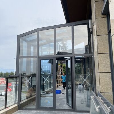 Good price Alloy Conservatory Portable Standing Retractable Sunroom Kits with Glass Panels for Park Roof Sliding Doors & House Sunroom online