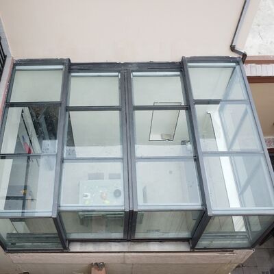 quality Sunrooms Glass Houses Aluminium Automatic Swimming Pool Covers Pool Enclosure Retractable factory