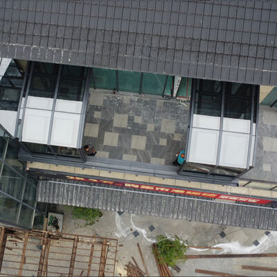 Good price All Season Sunroom Conservatory Retractable Veranda Electric Sliding Glass Vent Window for Hotels Apartments Tempered Glass online