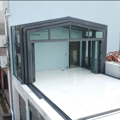 Good price Modern Foldable Mobile Sunroom Retractable Anti-illegal Construction Waterproof Flat Intelligent Electric Manufacturer Aluminum online
