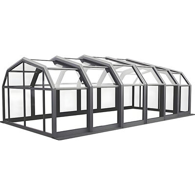 Good price Modern Outdoor Retractable Garden Sunroom Sliding Solarium Tent Solar Glass Panels Flat Roof for Bedroom Exterior Indoor-Outdoor online
