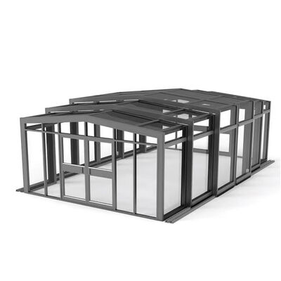 Good price Outdoor Modern Retractable Aluminum Alloy Garden Sliding Tempered Glass Roof Sunroom with Waterproof Design online