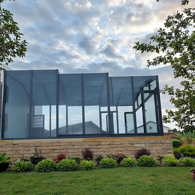 Good price New Design Aluminium Cheap Sunroom Kits House Free Standing Sunroom and Glass Houses Retractable Movable Conservatory Sunroom online