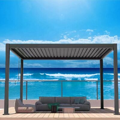 Good price 3*2 Factory Direct Motorized Aluminum Frame Polyester Folding Deck Canopy Awnings Covers Roof Aluminum Pergola online