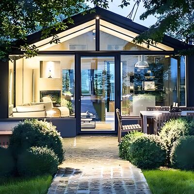 Good price All-Season Aluminum Veranda Waterproof Sliding Glass Door Patio Enclosure Sunroom for Villa Residential Outdoor Party Weddings online