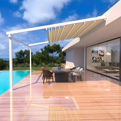 Good price Retractable Windproof Roof Top Awning Over-Roof Pergola Sunroom Patio Cover Shade for Balcony Application online