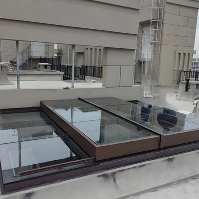 Good price Modern Windproof Aluminum Alloy Smart Window System Weather Sensing Automatic Sunroof for Flush Roof Skylight for Staircase online