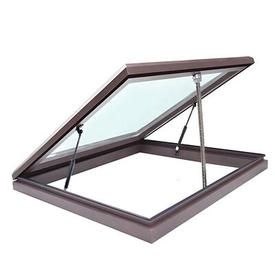 Good price Electric Remote Control Automatic Skylights Steel and Aluminium Frame Folding Roof Window Access Hatch for Outdoor Kitchen Use online